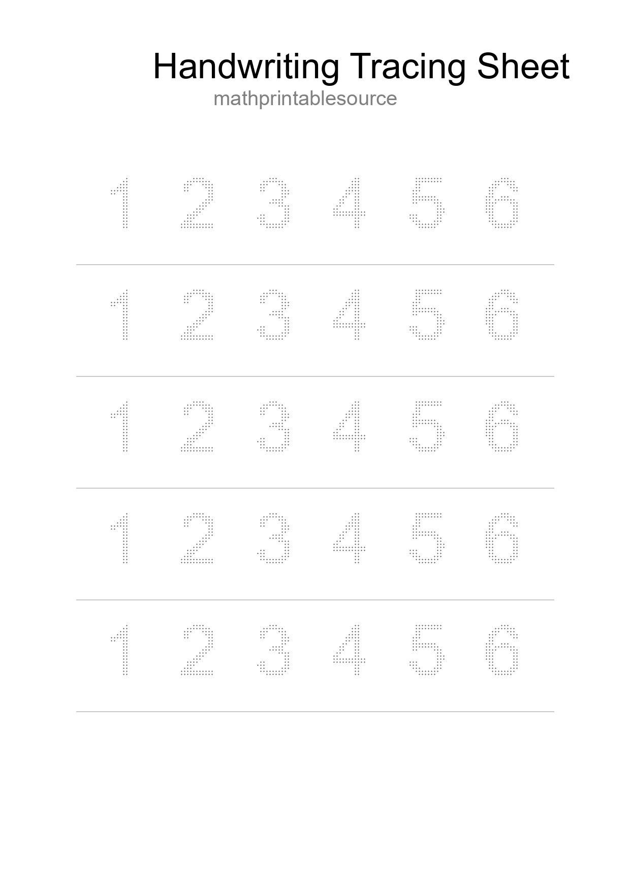 Printable Tracing Worksheet For Kids - Part 241